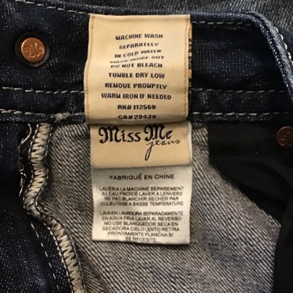 Miss Me Jeans  JP611S Skinny Size 30 - Picture 10 of 15